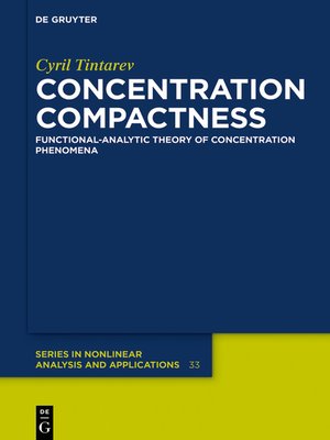 cover image of Concentration Compactness